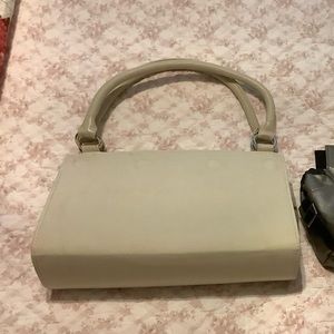 Cream Miche classic purse handbag euc